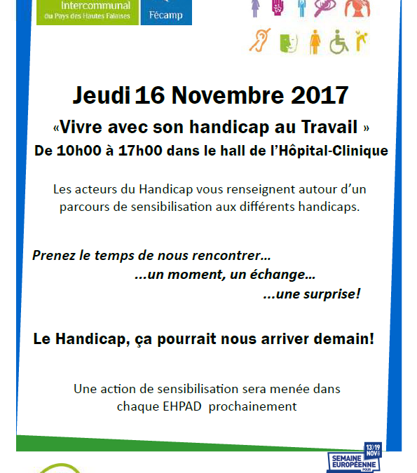 Journée « Vivre avec son handicap au Travail »